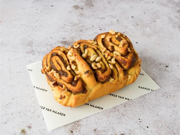 Babka hazelnoot/chocolade