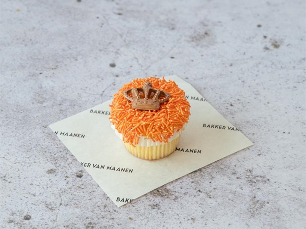 Oranje kindermuffin
